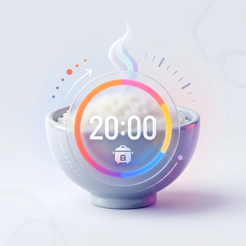 Illustration representing a 20 Minute Timer